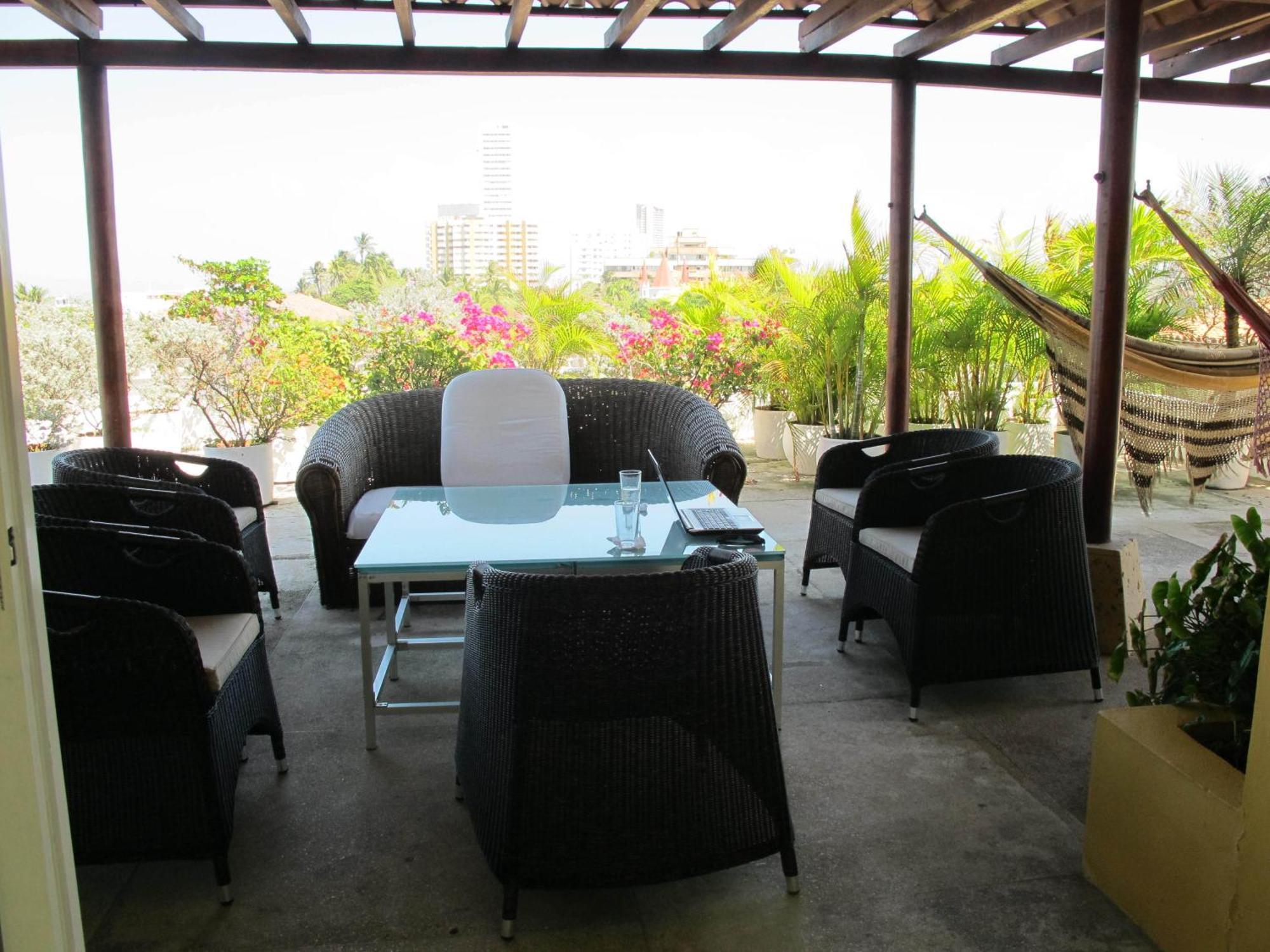 Апартаменты Penthouse Caribbean View And Private Pool, Картахена Экстерьер фото