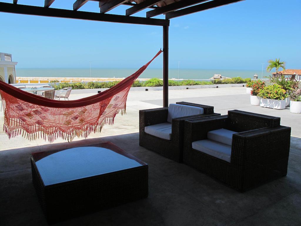 Апартаменты Penthouse Caribbean View And Private Pool, Картахена Экстерьер фото