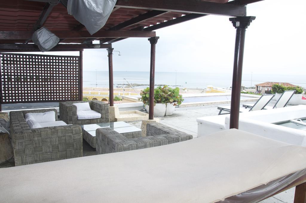 Апартаменты Penthouse Caribbean View And Private Pool, Картахена Экстерьер фото